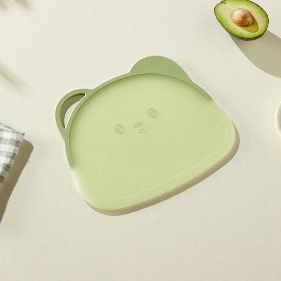 Double-Sided Cutting Board with Non-Slip Edges Food-Grade Plastic Fruits Chopping Board with Hanging Hole Anti-Microbial Space-Saving Cutting Mat