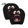 Vehicle Interior Accessories 2Pcs Skull Car Headrest Covers, Cartoon Dog Panda Cat Hedgehog Personalized Decor Design Elastic Auto Seat Protector,