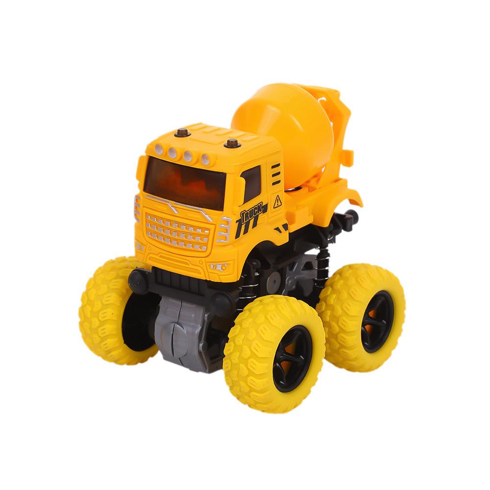 Douyin Kids' 4WD Double-Sided Graffiti Stunt Car - Off-Road, Inertia-Powered, Drop-Resistant, Ideal Gift for Boys