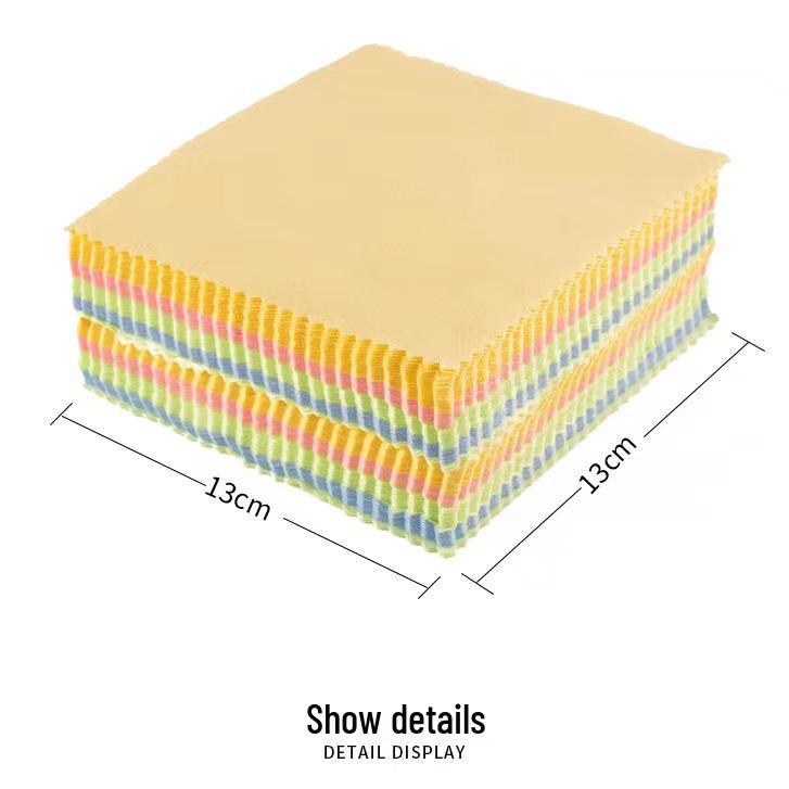 Mikrofasertuch zur Reinigung von Brillen, Handys und Kameraobjektiven