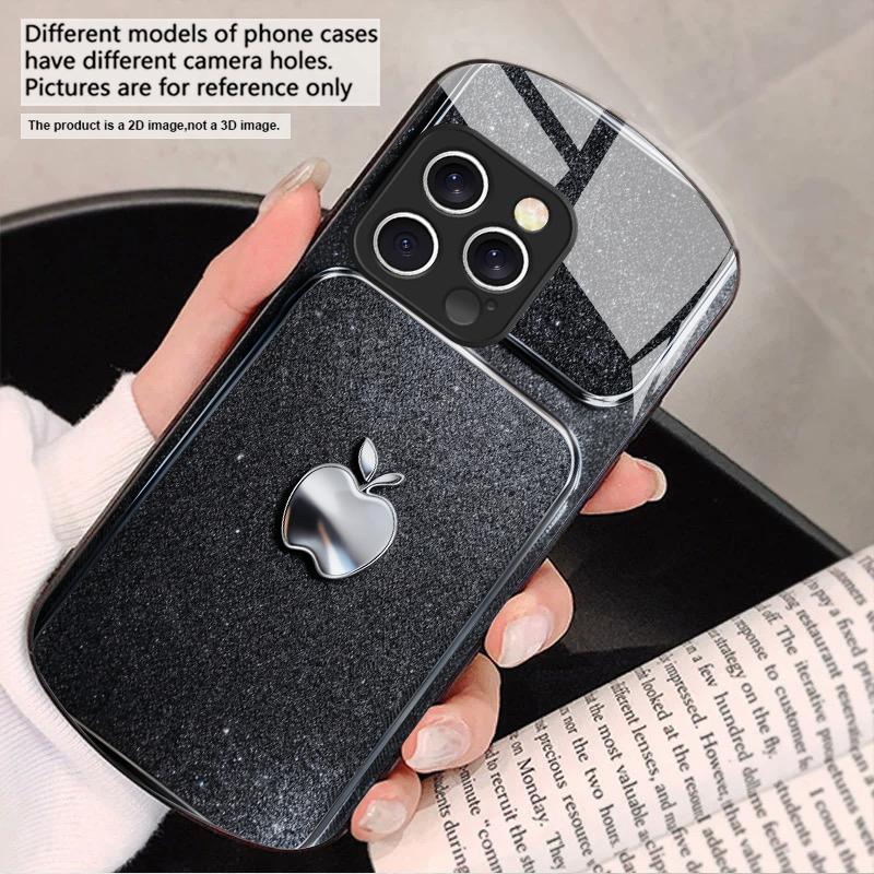 Vintage srebrna ramka Do iPhone 17 16 15 14 13 Plus 12 mini 11 Pro Max XR Xs Max X 7 8 6S 22 20 Eliptyczne szklane etui na telefon