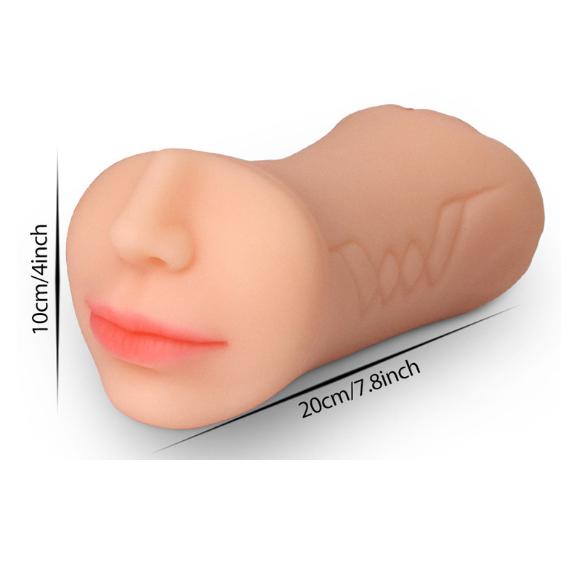 3 IN 1 Sex Toys Masturbation For Men Deep Throat Artificial  Real Pussy Oral Male MasturbatorBlowjob Realistic Rubber Vagina