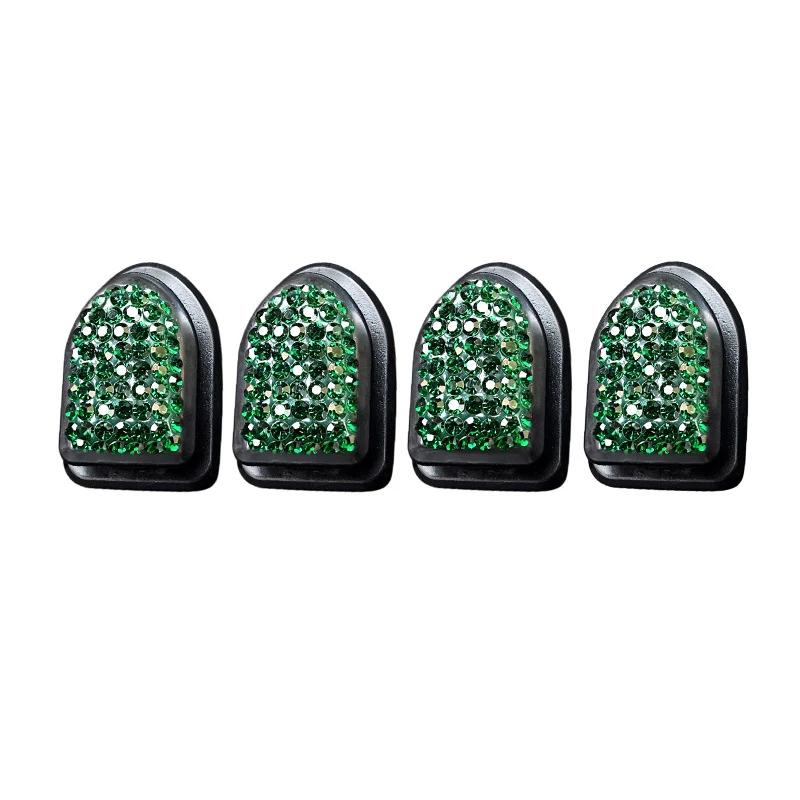 4PCS Multifunction Diamond Crystal Hooks Car Hanging Bag Holder Ornament Decor Hook Universal Creative Auto Interior Accessories