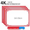 A4 Paper Cutting Frame for Children's New Year Window Decorations and Artwork Display