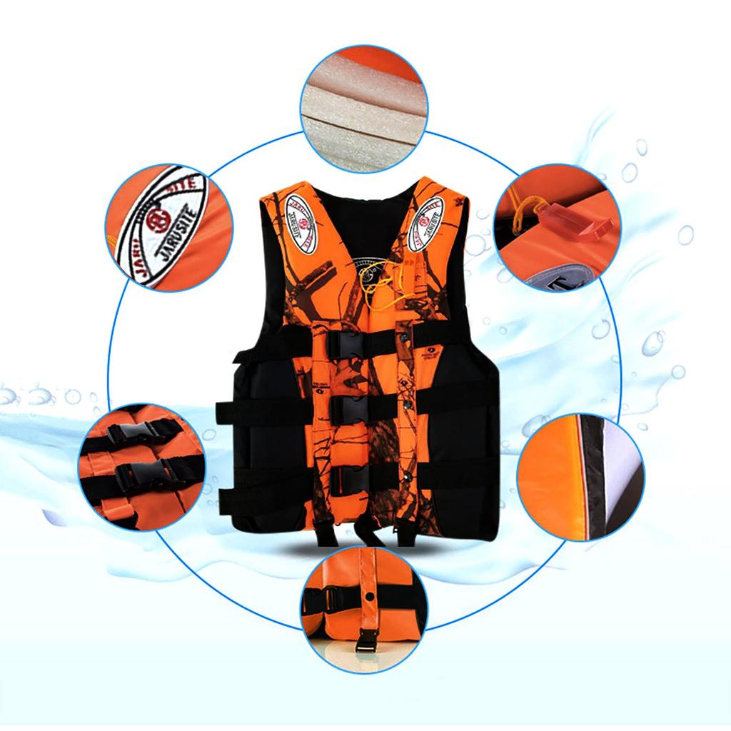 Schwimmweste für Erwachsene, Rettungsweste, Kajak, Ski, Auftrieb, Angeln, Wassersport