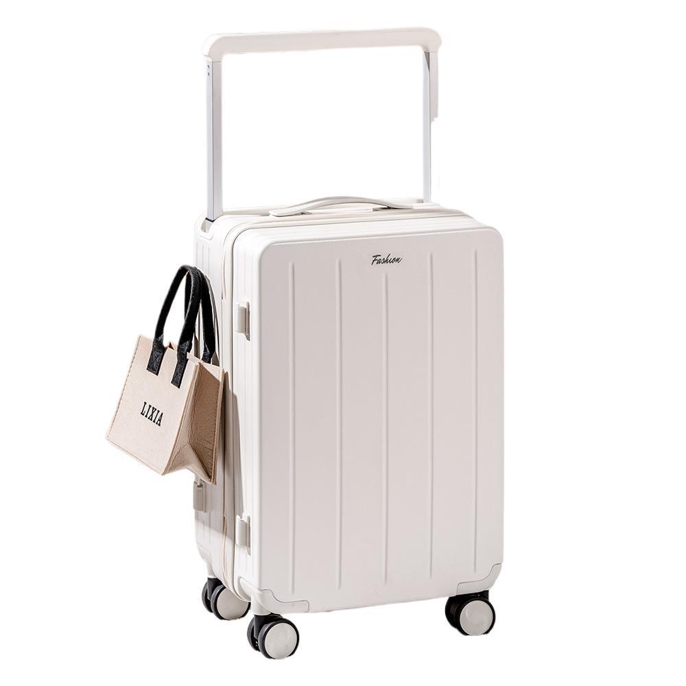 Lightweight 20/24 Inch Carry-on Suitcase with Wide Drawbar and Combination Lock for Men and Women