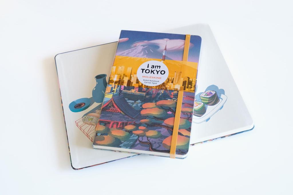 Moleskine Notebook, Japan Limited Edition "I Am Tokyo," Hardcover, Large Size, Horizontally Ruled, LEQP060IAMTOK