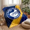 Parramatta Eels Flanell Fleece Decke Gemütliche Warme Überwurfdecke für Sofa Bett Reise Ganzjahresgebrauch
