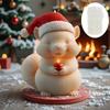 Santa Claus Magic City Castle Scented Candle Silicone Mold Magic House Santa Claus Gift Castle Resin Plaster Mold Christmas Gift