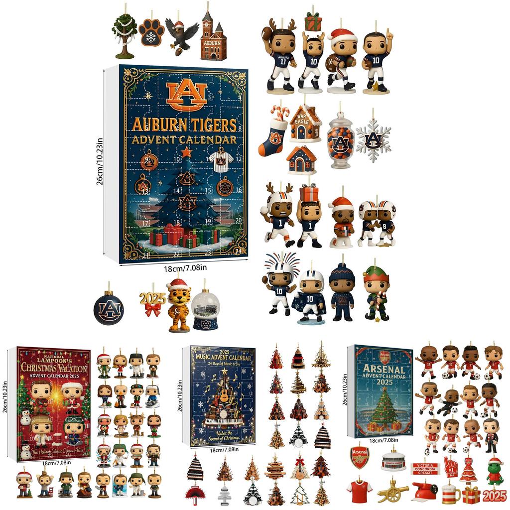 Arsenal Liverpool Fotbal Acrilic Crăciun Cutie Oarbă Ornament de Pom cu Personaje de Desene Animate Pentru Decor de Sărbători