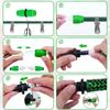 5pcs New Expandable Water Pipe Connector Extender Set Garden Accessory Repair Hose Connector Simple Installation Hose Repair Kit