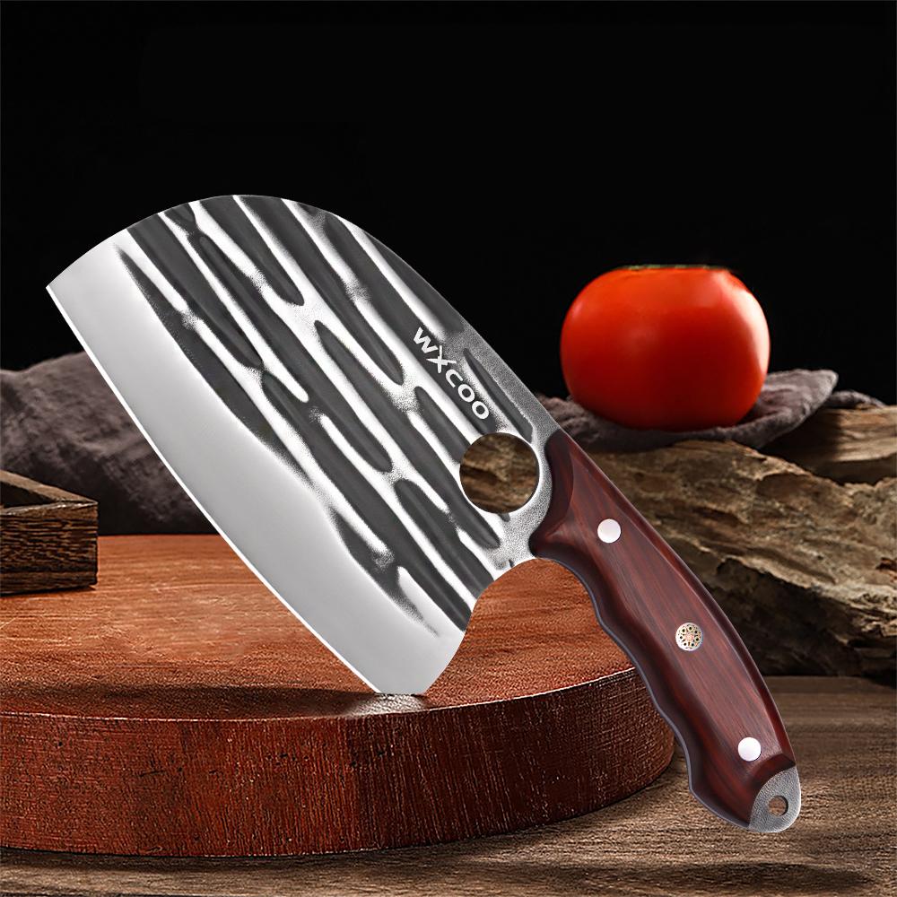 Professional Handmade Boning Knife Kitchen Knives Meat Cleaver Stainless Steel Knife sharpener Chef Knife Cleaver