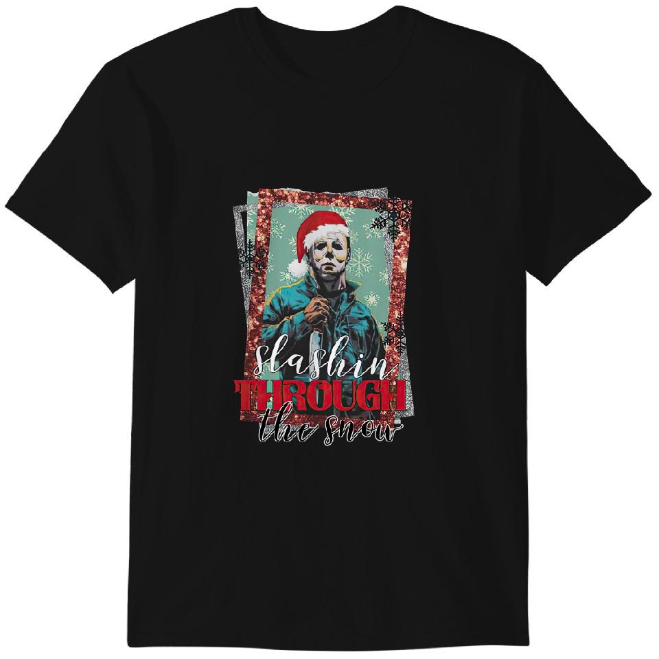 

Christmas T-shirt, Christmas T-shirt, Michael Myers T-shirt, Horror T-shirt, Funny T-shirt Classic T-shirt XL