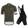 Mens Cycling Jersey Set Breathable Short Sleeve Road Mountain Bike Apparel Sportswear