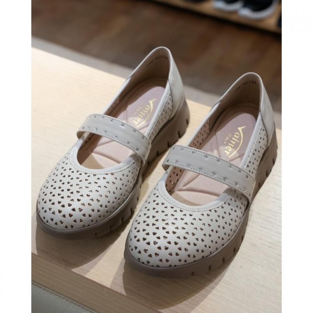 Vainer Beige Women Summer Comfort Shoes 372e 225