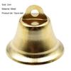 10Pcs/Set Hanging Bell Exquisite Workmanship Clear Ringing Metal Christmas Rustic Bell Decor for Home