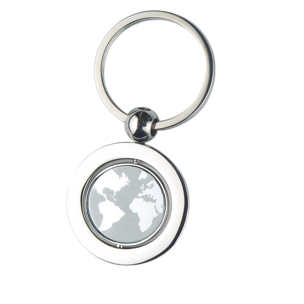 MidOcean Globy Globe Metal Keyring