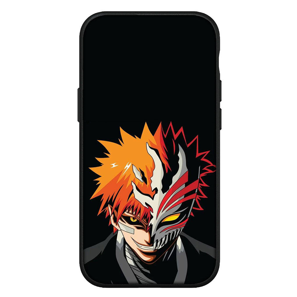 Hülle für iPhone 17 16 15 Xiaomi Poco Redmi Note 14 13 12 11 Pro Max X 9 16e Samsung Galaxy S25 S24 S23 OPPO Huawei Bleach Kurosaki Ichigo Handyhülle