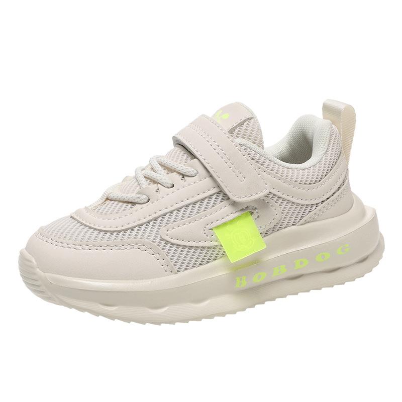 Sneakers Girls' Shoes Summer Children's Single Network 2025 Trendy Shoes Babu Bean Breathable Non-slip Medium and Older Children's Soft Sole New