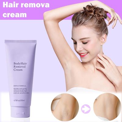 Tělový depilační krém se špachtlí a aplikátorem, jemný, bezpečný pro citlivou pokožku