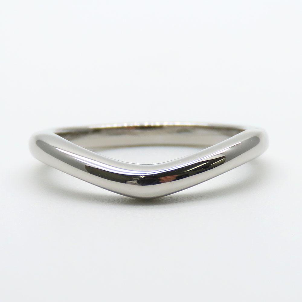 Used BVLGARI Ring Corona EU#47 Pt950Platinum 3.8g Platinum Jewelry