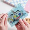 PVC transparent transportation card photocard education fee swimming pool wallet pouch