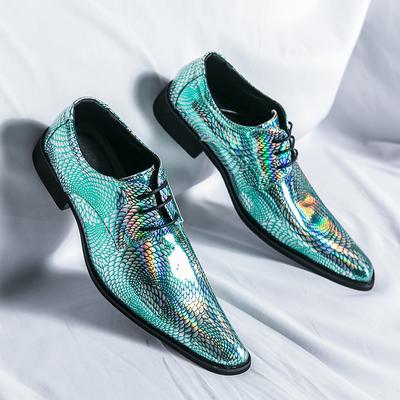 Mode Herrenmode Party Lederschuhe Lackleder Spitzschuhe Glänzende Schuhe Herren Kleider Business Grace Schuhe Herren Hochzeit Casual Ballerinas