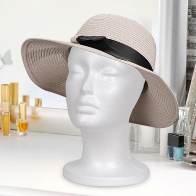 Testa di Manichino in Schiuma per Esposizione Parrucche Supporto Manichino Femminile Leggero Modello Testa in Schiuma per Acconciatura Realizzazione Cappelli E Pratica Cosmetologica