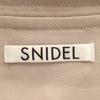 SNIDEL No sleeve Big Collar Trench Coat Mermaid Long dress beige Women Used