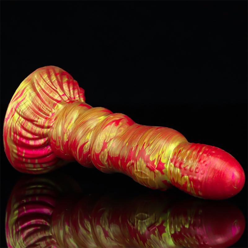King Kong Bell Liquid Silicone Mixed Color Anal Plug Sex Toys for Women with Oversized Backyard Expansion Anal Masturbation Device