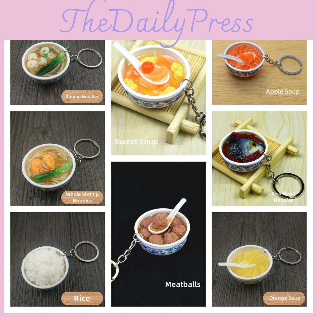 High-quality Simulated Food Key Chain For Your Auto Parts