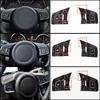For Jaguar XF XJ 2008- Car AC Gear Switch Repair Decals aluminum alloy Button Stickers Car Accessories Interior
