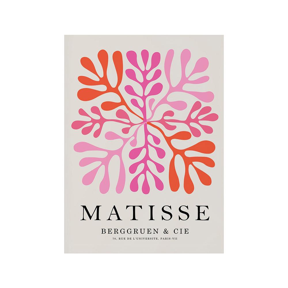 Henri Matisse Wall Art Posters and Prints Blush Salmon Pink Canvas Painting Abstract Line Pictures For Living Room Modern Decor