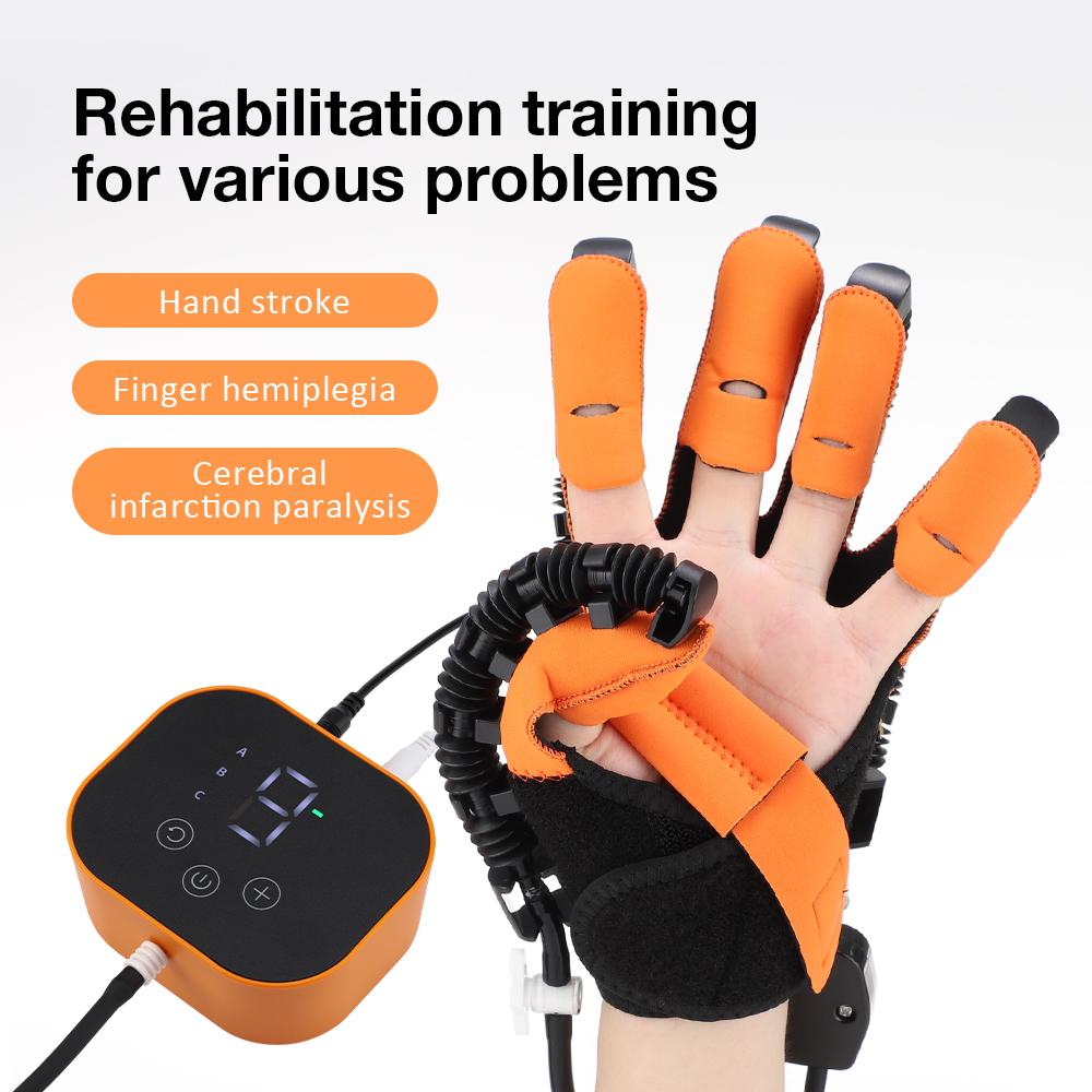 Rehabilitation Robot Gloves Finger Training Hand Exerciser Stroke Hemiplegia Hand Splint Recovery Trainer Support Smart Massage