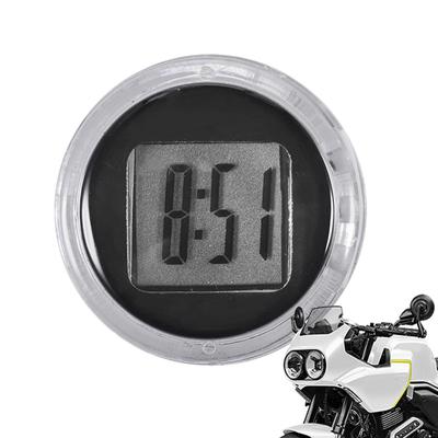 1 st Minimotorcykelklocka Självhäftande Vattentät Stötsäker Elektronisk Klocka Moto Digital Klocka För Moto Dekorationstillbehör