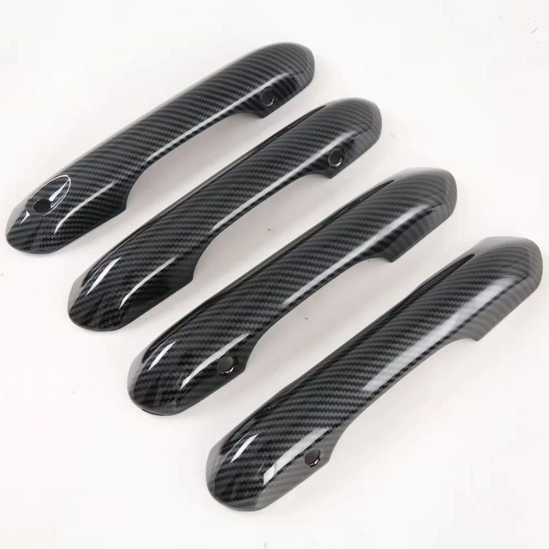 Für Ford Explorer ABS Kohlefaser Türgriffabdeckung Türschalenrahmen Verzierungen Aufkleber Auto Styling Zubehör