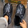 Modische Winterhausschuhe für Herren Warme Plüsch EVA Weichsohlige Plateau-Pantoletten Hausschuhe Indoor Netz-Hausschuhe Outdoor Laufschuhe Sandalen
