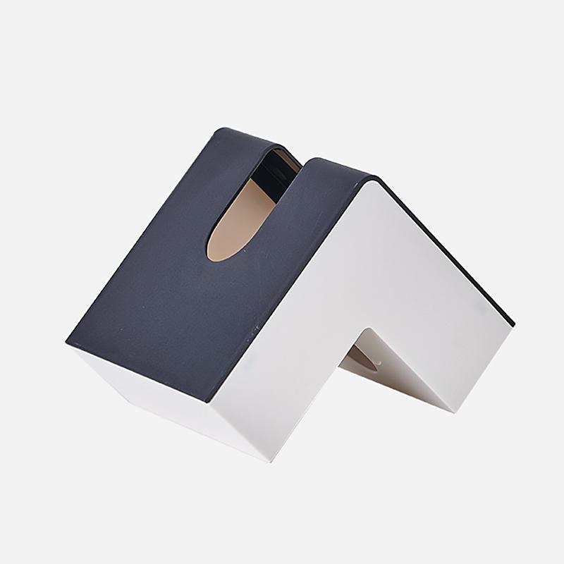 1PC Paper Holder High-value Tissue Creative Box Simple Creative Modern L-shaped Nordic Japanese Instagram 13.5x8x5cm