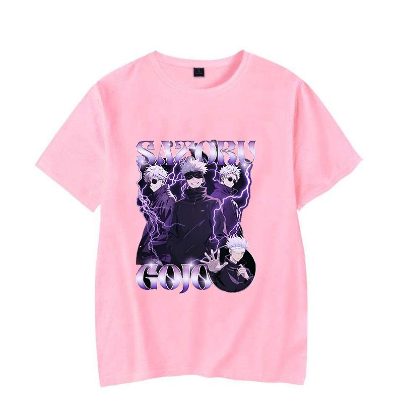 Hot Anime Gojo Satoru T-Shirt Men Women T Shirt Cosplay Clothes Streetwear Tee Shirt Plus Size Tops
