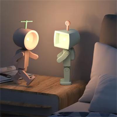 LED Night Lights Magnetic AG Battery Nights Lamp For Children Bedroom Bedside Desk Decorations Astronauts Mini Night Light