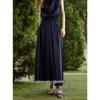 ELLE Retro Cowl Neck Sleeveless Top & Skirt Set