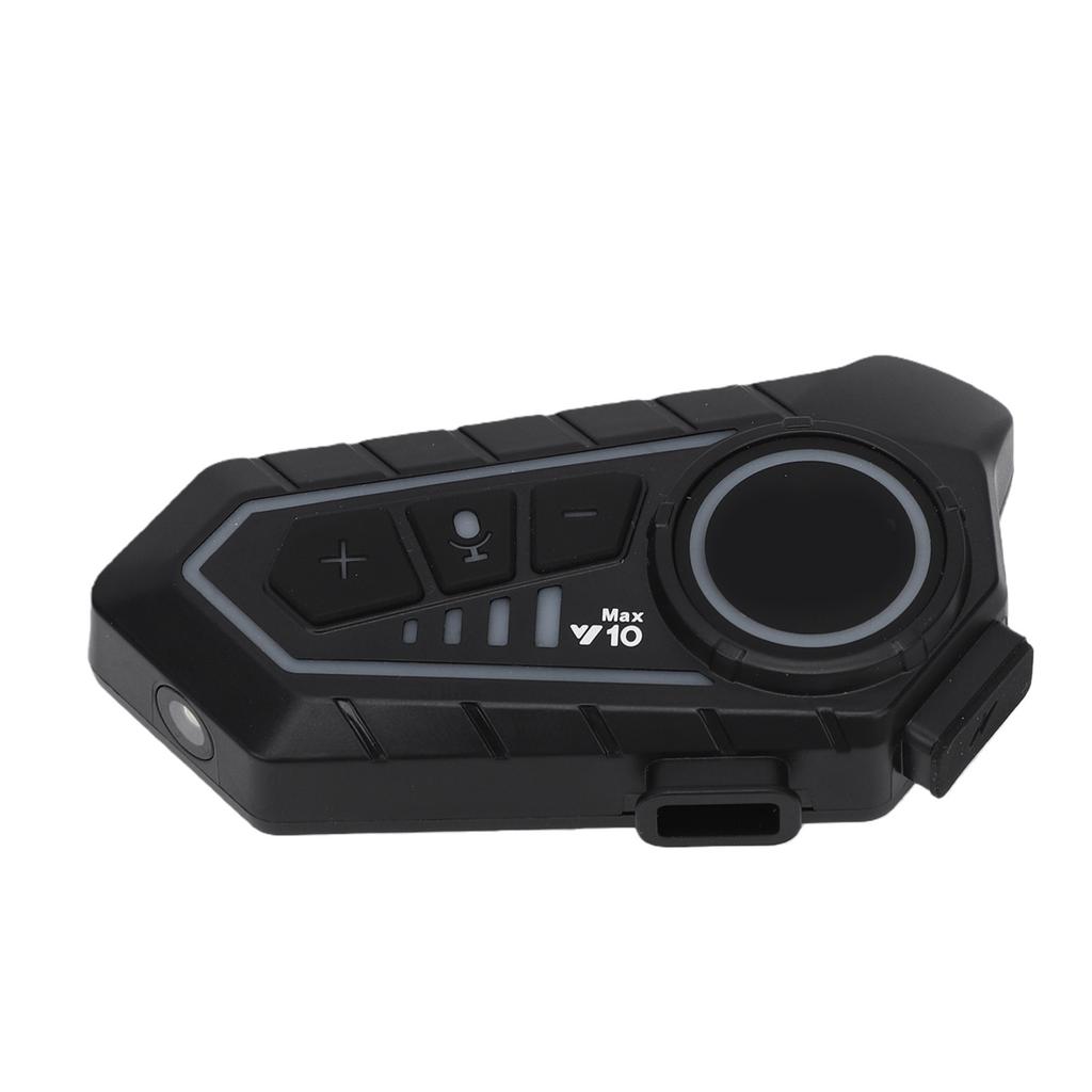 Helmet Bluetooth Headset 2 Way Intercom Noise Cancellation Long Battery Life IPX6 Water Proof Helmet Earphone with