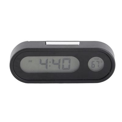 2 In 1 Car Clock Thermometer LED Backlight Car Interior Decor Thermometer Clock Car Dashboard Clock