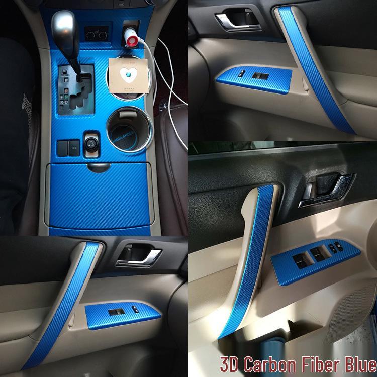 09-14 Highlander Carbon Fiber Interior Gear Sticker Film