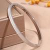 Hot-selling titanium steel bracelet, girls' high-end sense of fashion, popular light luxury in Europe and the United States, Gypsy star love diamond 