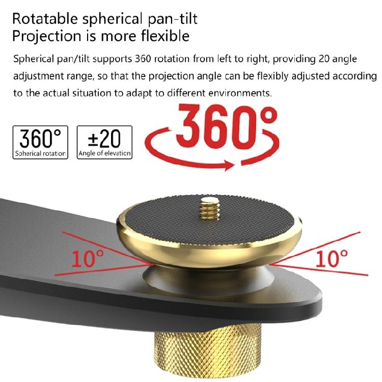 Przenośny Składany Stojak na Projektor Ścienny Uchwyt Stojak do Przechowywania ze Stopu Aluminium Regulowany do Różnych Pomieszczeń