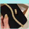 Light Luxury Copper Zircon Coin Hand Chain For Women Trendy Accessory