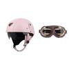 Retro Open Face Motorcycle Helmet Leather Cruiser Scooter Adult