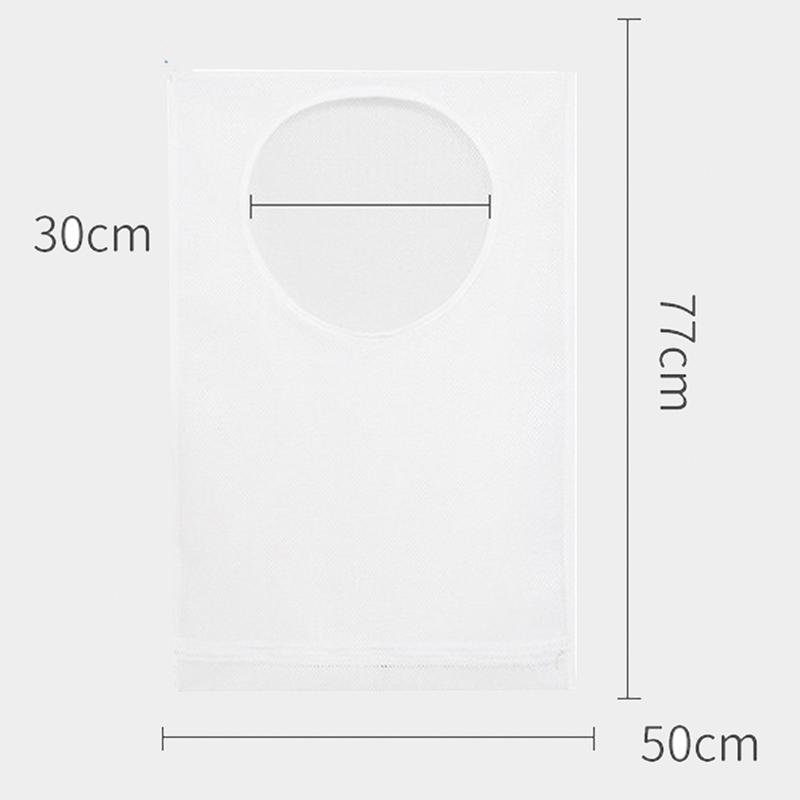 Bathroom Dirty Clothes Bag Change Clothes Storage Hanging Bag Wall Hanging Net Bag Cloth Art Home Dormitory Large Organizer