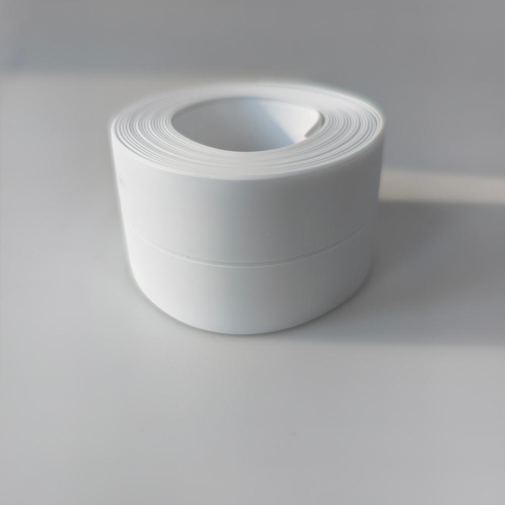 

1Roll3.2m/125.98inch Self Adhesive PVC Sealing Strip Tape for Bath Toilet Kitchen Caulk Tape Waterproof Wall Sticker White 38mm&3.2M белый